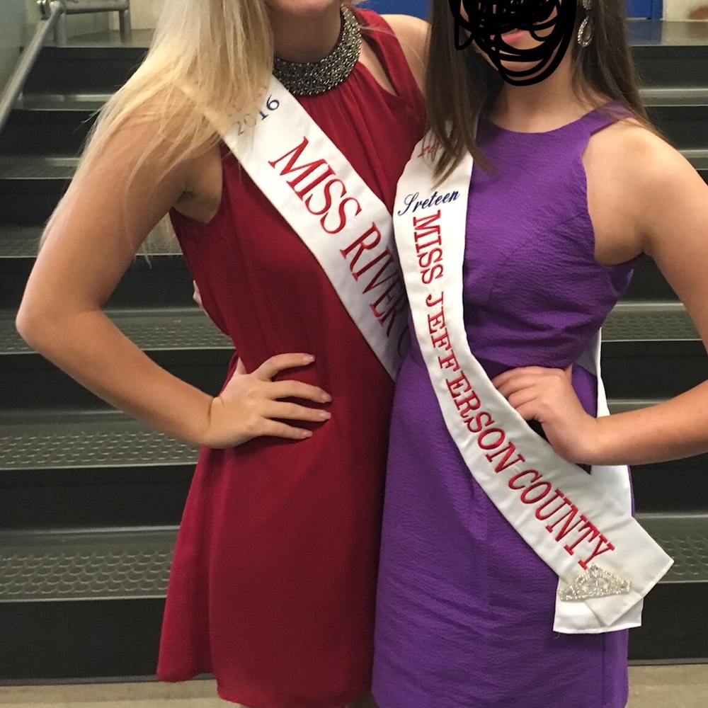 Burgundy Shift Dress